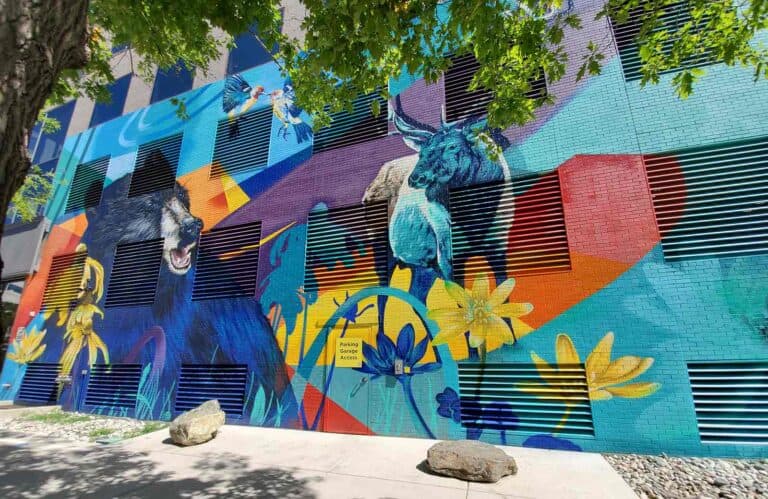 Colorado Wild mural by Bimmer Torres in Denver, Colorado