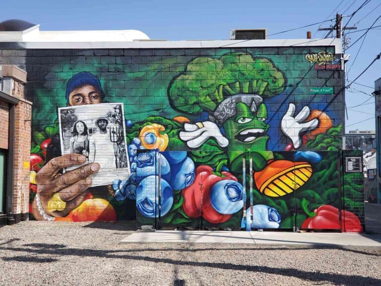 Keep It Fresh mural by Bimmer Torres in Denver